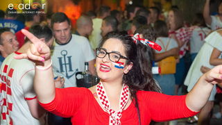 Zadar je gorio: Velika fešta nakon plasmana Vatrenih u finale Svjetskog prvenstva