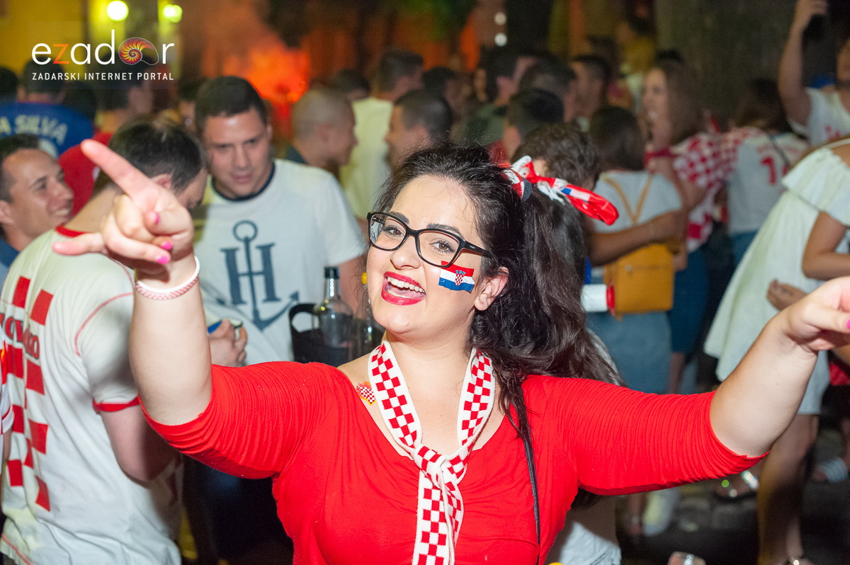 Zadar je gorio: Velika fešta nakon plasmana Vatrenih u finale Svjetskog prvenstva