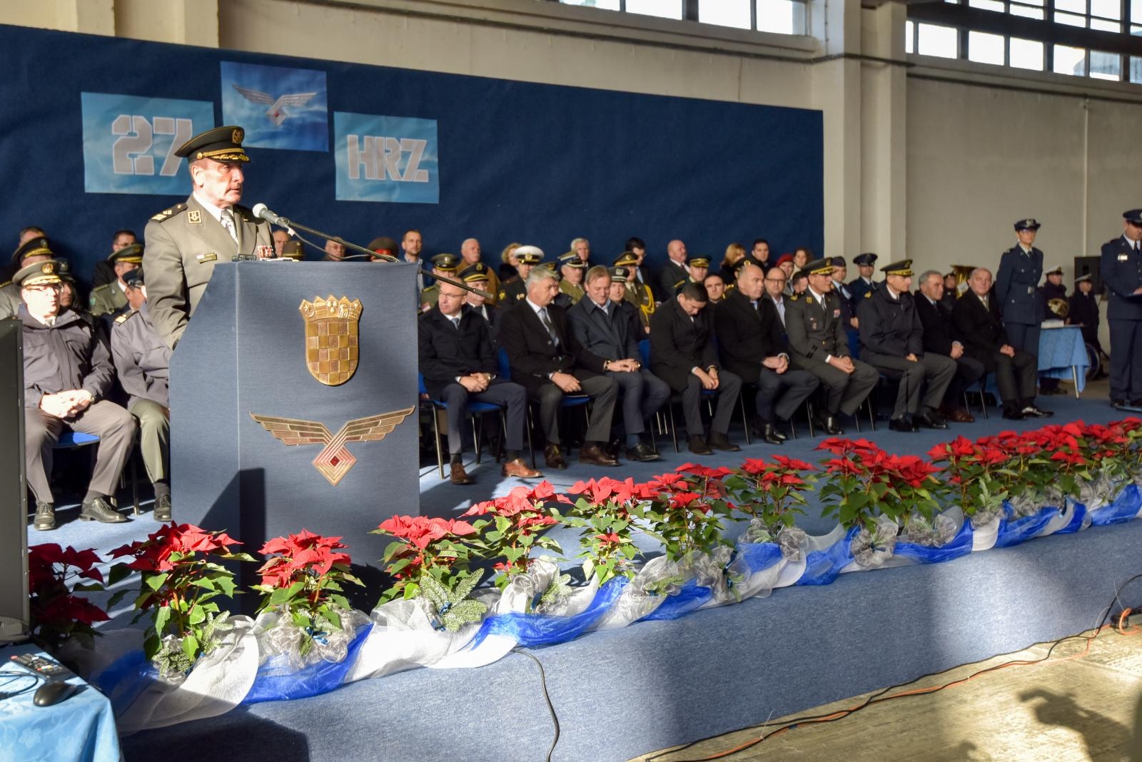 Zemunik: Svečano obilježena 27. obljetnica Hrvatskog ratnog zrakoplovstva