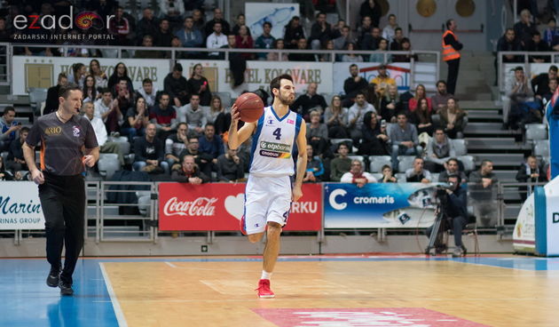 HT Premijer liga: 9. kolo: KK Zadar – GKK Šibenik 81-72. Lovre Bašić