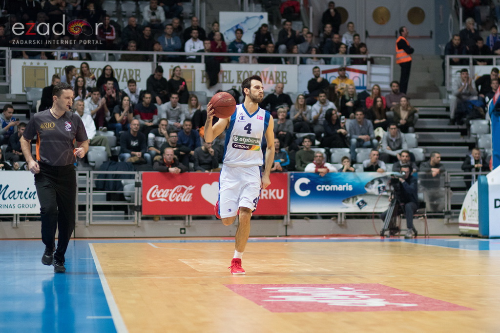 HT Premijer liga: 9. kolo: KK Zadar – GKK Šibenik 81-72. Lovre Bašić