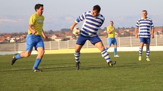 Derbi nogometne Lige veterana: Škabrnja – Mornar Vir