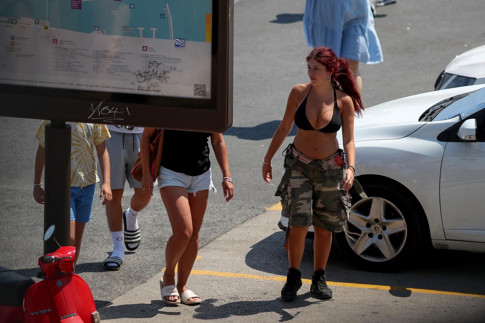 Toplinski val ponovo u Zadru Toplinski val ponovo u Zadru