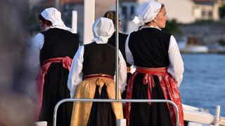 Krapanj: Održana tradicionalna ženska regata gajeta na vesla. Photo: Hrvoje Jelavić/PIXSELL Krapanj: Održana tradicionalna ženska regata gajeta na vesla. Photo: Hrvoje Jelavić/PIXSELL