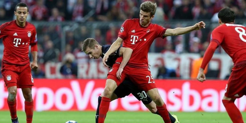 Robert Lewandowski, Thomas Muller. Photo: Goran Stanzl/PIXSELL Robert Lewandowski, Thomas Muller. Photo: Goran Stanzl/PIXSELL
