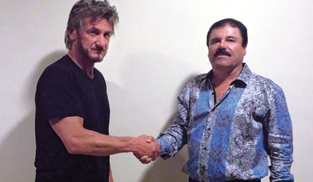 Sean Penn i El Chapo. Foto:Rolling Stone