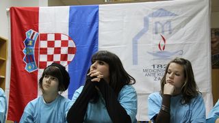 Prezentacija ucenica Medicinske skole Ante Kuzmanica na Megaconference Jr. 2010, Foto: Antonela Vitlov