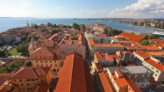 Zadar: Panoramski pogled na grad sa zvonika svete Stošije, foto: Filip Brala/PIXSELL