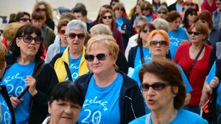 “Relaksice” u akciji “1000 koraka kroz 1000 ulica”, foto: Iva Perinčić “Relaksice” u akciji “1000 koraka kroz 1000 ulica”, foto: Iva Perinčić