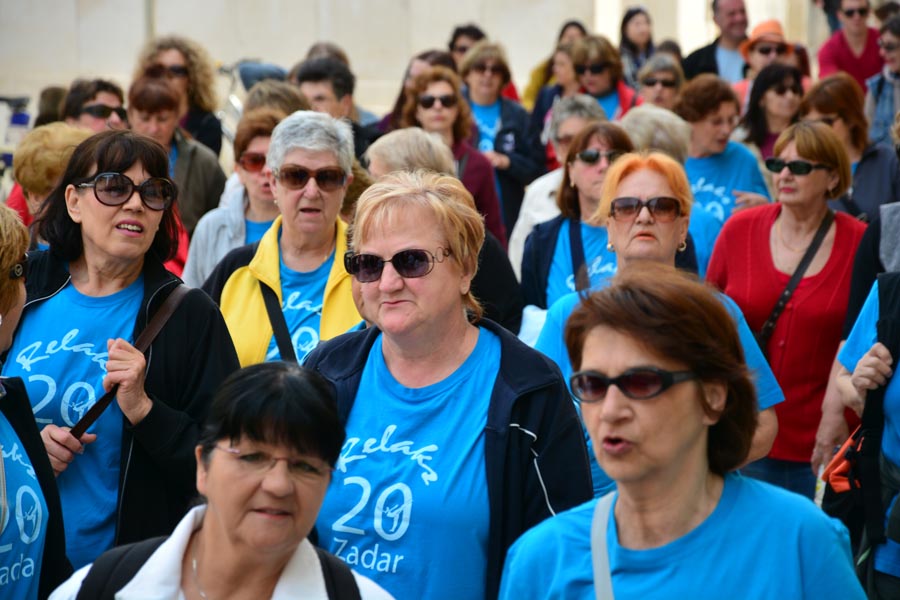 “Relaksice” u akciji “1000 koraka kroz 1000 ulica”, foto: Iva Perinčić “Relaksice” u akciji “1000 koraka kroz 1000 ulica”, foto: Iva Perinčić