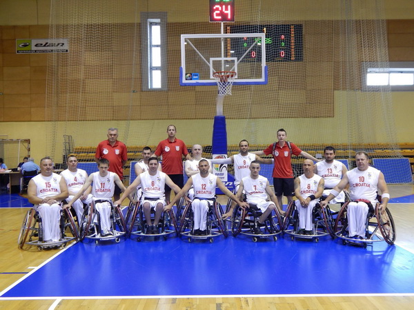 Hrvatska košarkaška reprezentacija u kolicima nastupila na EP divizije B u Sarajevu Hrvatska košarkaška reprezentacija u kolicima nastupila na EP divizije B u Sarajevu