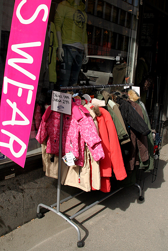 Stockholm – Odjeća i izlozi (foto: Antonija Gospić)