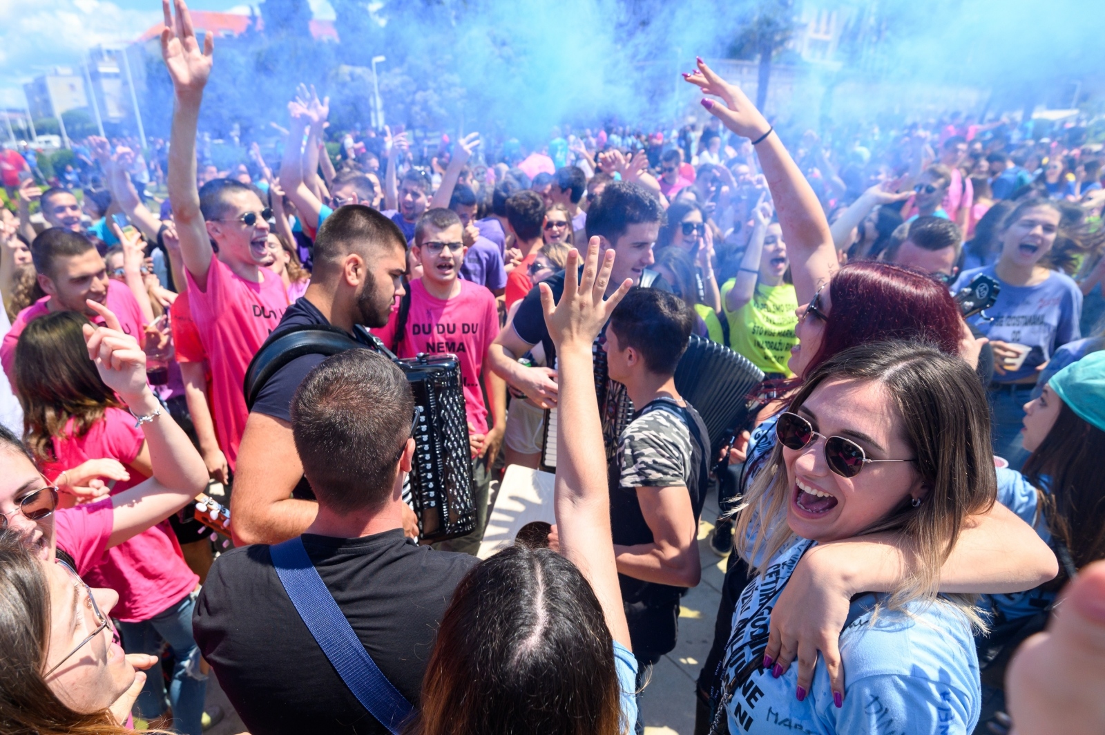 Zadarski maturanti obilježili kraj škole na rivi