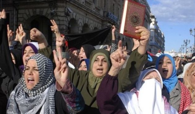 muslimanke – prosvjedi