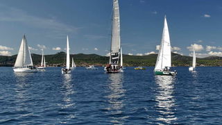 Zadarska Koka 2016. gledana s mora. Foto: Leonard Kvarantan Zadarska Koka 2016. gledana s mora. Foto: Leonard Kvarantan