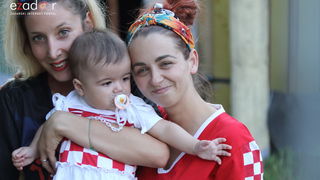 Bibinje: Navijanje za Vatrene i fešta nakon pobjede nad Engleskom