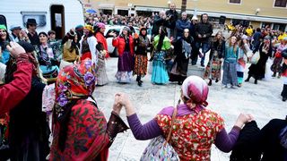 Stanarske maškare u karnevalskoj povorci, foto Iva Perinčić