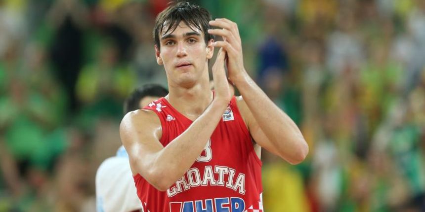 Arena Stozice, Ljubljana, Slovenija – Europsko prvenstvo u kosarci Eurobasket Slovenija 2013., polufinale, Hrvatska – Litva. Dario Saric. Photo: Igor Kralj/PIXSELL Arena Stozice, Ljubljana, Slovenija – Europsko prvenstvo u kosarci Eurobasket Slovenija 2013., polufinale, Hrvatska – Litva. Dario Saric. Photo: Igor Kralj/PIXSELL