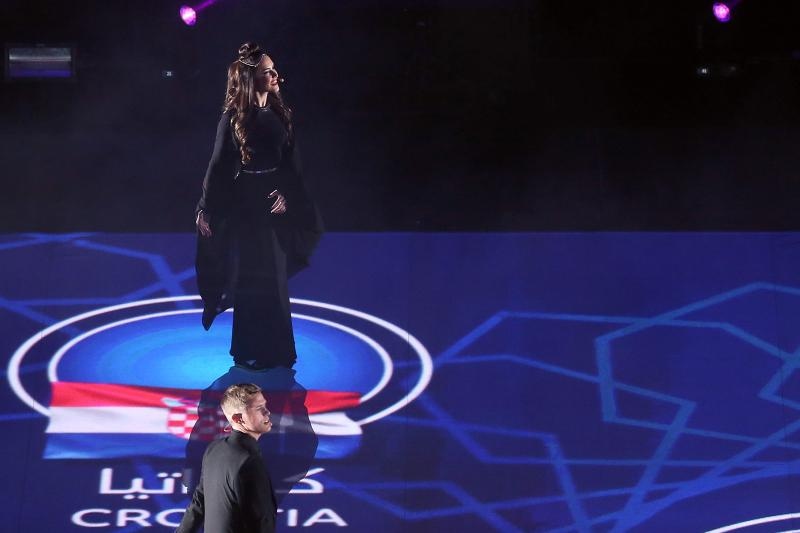 Svečano otvorenje Svjetskog rukometnog prvenstva, Lana Jurčević, foto:Goran Stanzl/PIXSELL Svečano otvorenje Svjetskog rukometnog prvenstva, Lana Jurčević, foto:Goran Stanzl/PIXSELL