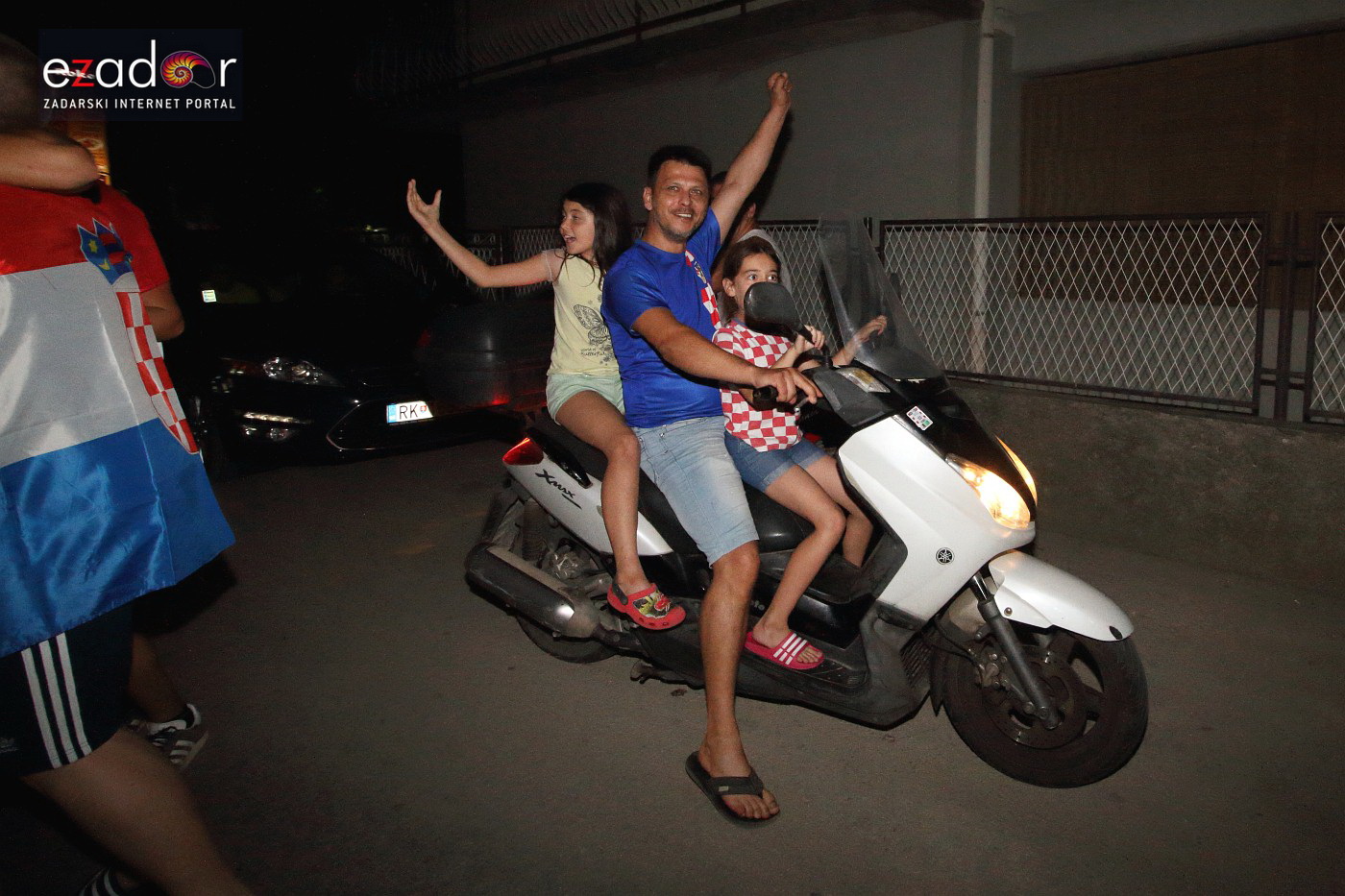 Bibinje: Navijanje za Vatrene i fešta nakon pobjede nad Engleskom