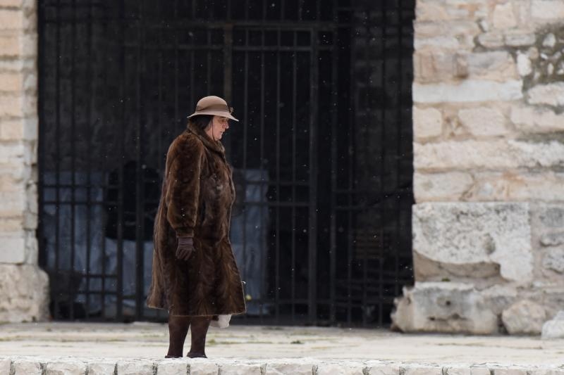 Snježne pahulje za kratko padale po Zadru