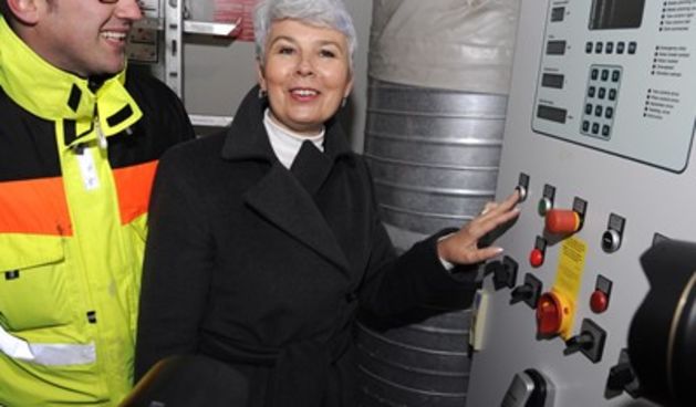 Jadranka Kosor pustila u rad vjetroelektranu (foto:  Nikša Stipaničev/CROPIX)