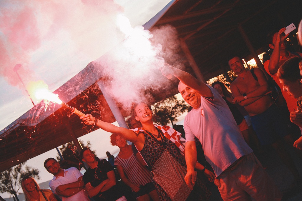 JK Uskok: Proslava olimpijskog zlata Fantele i Marenića