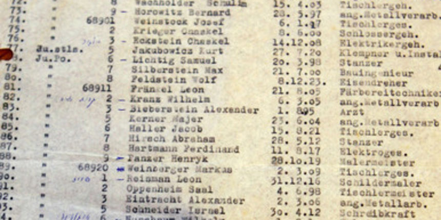 Schindlerova lista Schindlerova lista