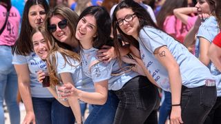 Zadarski maturanti obilježili kraj škole na rivi