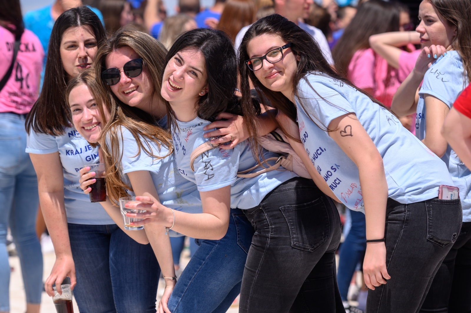 Zadarski maturanti obilježili kraj škole na rivi