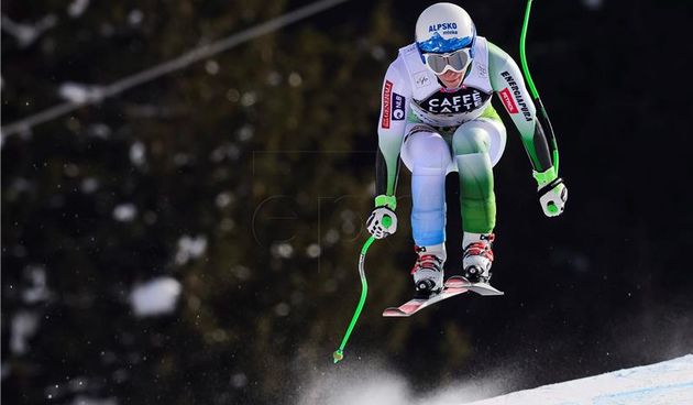 Ilka Štuhec, foto: EPA/JEAN-CHRISTOPHE BOTT/Hina