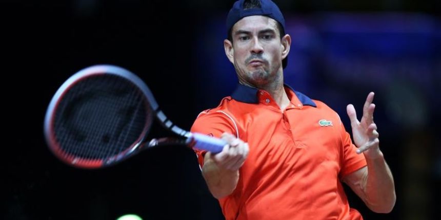 05.02.2015., Dom sportova, Zagreb – 10. ATP turnir PBZ Zagreb Indoors 2015, Guillermo Garcia Lopez (ESP) – Damir Dzumhur (BIH). Photo: Slavko Midzor/PIXSELL 05.02.2015., Dom sportova, Zagreb – 10. ATP turnir PBZ Zagreb Indoors 2015, Guillermo Garcia Lopez (ESP) – Damir Dzumhur (BIH). Photo: Slavko Midzor/PIXSELL