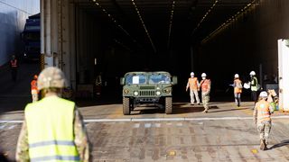 U Gaženicu dopremljena vojna oprema i sredstva za vježbu Immediate Response 21 U Gaženicu dopremljena vojna oprema i sredstva za vježbu Immediate Response 21