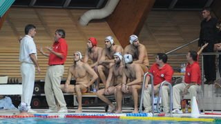 Zadar, 101211
Bazen na Visnjiku.
Utakmica polufinala kupa Hrvatske izmedju VK Primorje i VK Jug.
Na slici: detalj iz igre
Foto: Luka Gerlanc / CROPIX