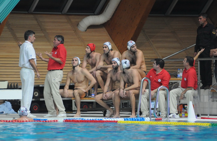 Zadar, 101211
Bazen na Visnjiku.
Utakmica polufinala kupa Hrvatske izmedju VK Primorje i VK Jug.
Na slici: detalj iz igre
Foto: Luka Gerlanc / CROPIX