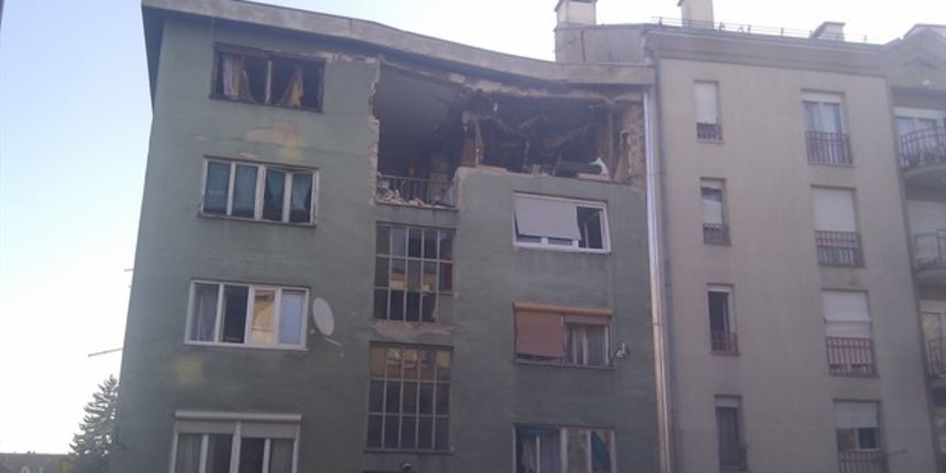 Dvoje ozlijeđenih u eksploziji plinske boce u Karlovcu, foto: radio mrežnica