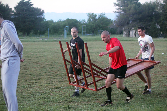 Trening zadarskih ragbijaša u Zemuniku (foto:Saša Čuka)