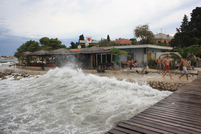 Tramontana u Zadru 26. kolovoza 2012.