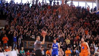 A-1 kosarkaska liga za prvaka. 11.kolo. GKK SIbenik-Zadar 71-63. Photo: Hrvoje Jelavic/PIXSELL A-1 kosarkaska liga za prvaka. 11.kolo. GKK SIbenik-Zadar 71-63. Photo: Hrvoje Jelavic/PIXSELL