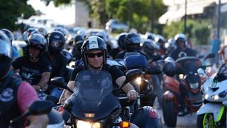 Defile bajkera ulicama Zadra u povodu 10. rođendana Moto kluba Beštije. Foto: Jadra NeveraZD Defile bajkera ulicama Zadra u povodu 10. rođendana Moto kluba Beštije. Foto: Jadra NeveraZD