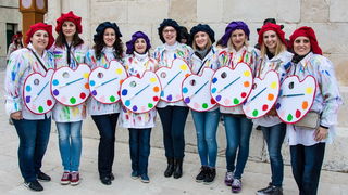 Paški zimski karneval 2017.- Maškarane skupine u karnevalskoj povorci Paški zimski karneval 2017.- Maškarane skupine u karnevalskoj povorci