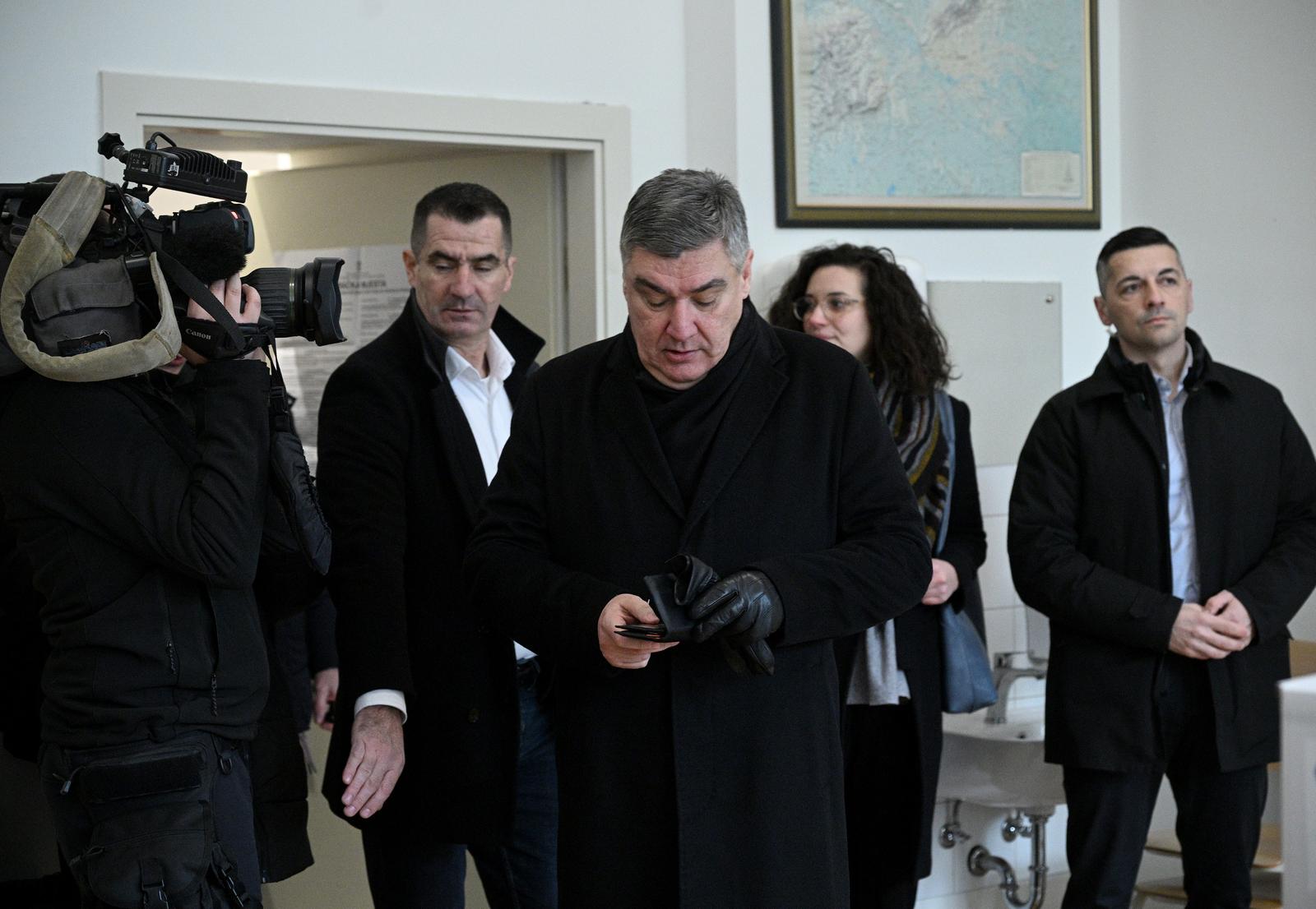 Zoran Milanović glasovao je u drugom krugu predsjedničkih izbora