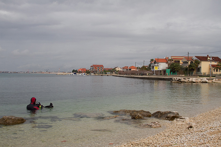 Ekološka akcija čišćenja podmorja u Bibinjama, foto: Leo Banić Ekološka akcija čišćenja podmorja u Bibinjama, foto: Leo Banić