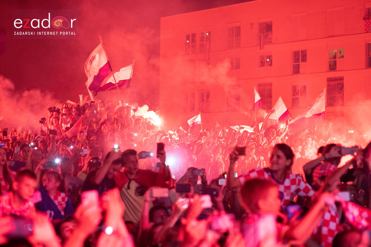 Veličanstven doček četvorice zadarskih Vatrenih Veličanstven doček četvorice zadarskih Vatrenih