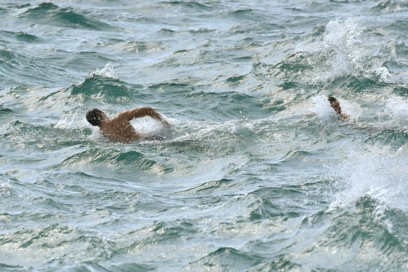 Guštanje u jugu na zadarskoj rivi 15. rujna 2015. Foto: Dino Stanin/PIXSELL
