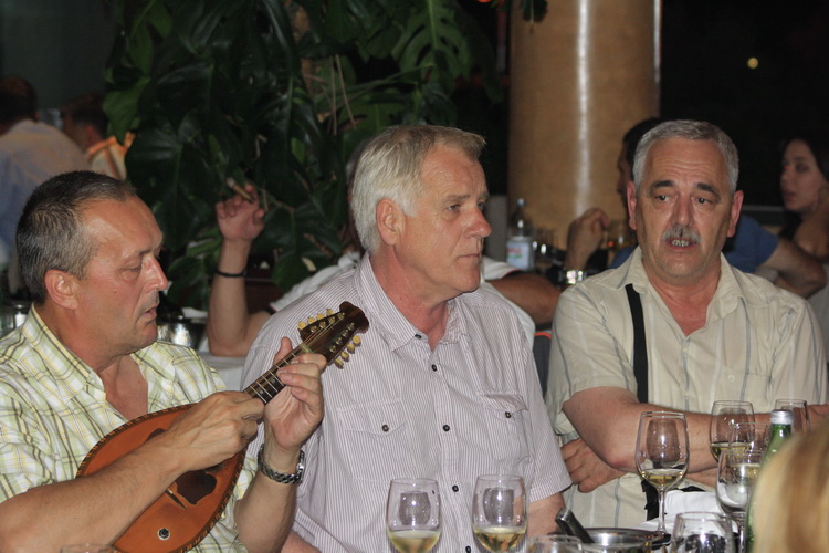 Restoran Niko: Ćiro Gašparac i klape na degustaciji Krauthakerovih vina, Foto: Mladen Malik