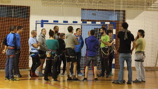 Bibinje: Županijsko natjecanje u sportskom penjanju na umjetnoj stijeni. Foto: Leo Banić