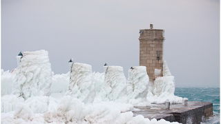 Đir po ledu okovanom Senju, Foto: Kristijan Orlić Đir po ledu okovanom Senju, Foto: Kristijan Orlić