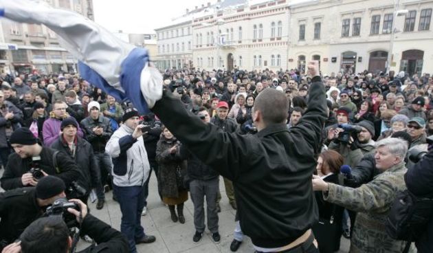 Osijek-prosvjed ( foto Cropix)