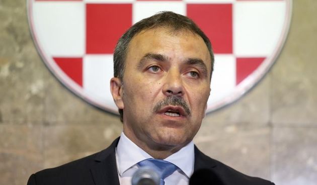 Tehnicki ministar unutarnjih poslova Vlaho Orepic odrzao je konferenciju za medije na kojoj je obrazlozio poteze koje je poduzeo vezano za Agenciju za komercijalnu djelatnost (AKD), a komentirao je i postupke odjave prebivalista. Photo: Jurica Galoic/PIXS